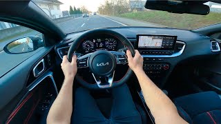 New Kia Proceed GT 2023 Test Drive POV  Ambience Binaural Sound [upl. by Sivle]