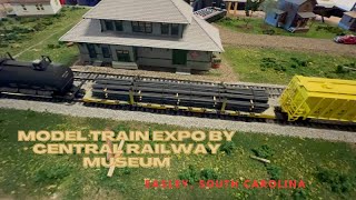 EASLEY TRAIN SHOW  MODEL TRAIN EXPO BY CENTRAL RAILWAY MUSEUM [upl. by Aicnerolf]