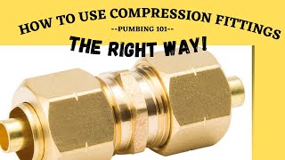 Compression Fitting 101 Everything You Need to Know [upl. by Acisej]