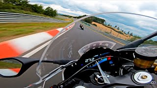 Nürburgring Nordschleife  M1000RR chasing ZX10R [upl. by Ikkim564]