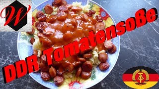 DDR Rezept Tomatensoße wie aus der Schulküche einfach lecker schnell und günstig [upl. by Harleigh]