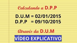 COMO CALCULAR A DATA PROVÁVEL DO PARTO SEM ERRO [upl. by Airdnaz]