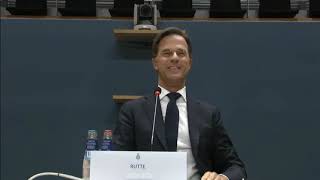 Ondervraging Mark Rutte  Parlementaire ondervragingscomissie [upl. by Imre]