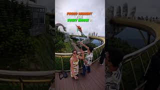 Humare liye bahut unexpected tha ye 😱🤯🇮🇳 shorts shikhashan vietnam goldenbridge india [upl. by Nnaik]