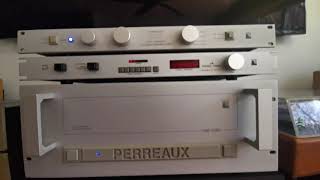 Perreaux PMF3150 Power Amplifier  Perreaux SM3 Preamplifier  Perreaux TU2 FM Stereo Tuner [upl. by Liberati]