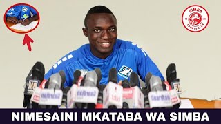 Sikiliza Alichokisema Victorien Adebayor baada ya kusajiliwa Simba Athibitisha Kusaini Mkataba [upl. by Strickman]