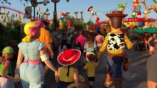 Walking with Bo Peep and Woody at Disney World’s Hollywood Studios [upl. by Norvell291]