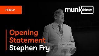 Munk Debate on Political Correctness  Opening Statement Stephen Fry [upl. by Allehcram]