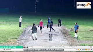 AMANGANI KNIGHT RIDERS VS KHALSA CRICKET CLUB [upl. by Aehsat]