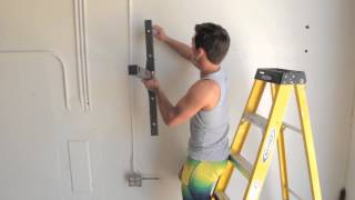 How to Install a Stud Bar Pull Up Bar into Metal Studs [upl. by Dnomse]