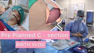 OFFICIAL BIRTH VLOG  PRESCHEDULED CSECTION  what to expect [upl. by Mcguire]