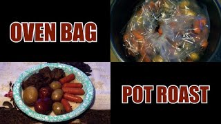 How to Cook a Pot Roast Dinner with an Oven Bag in a Pressure Cooker [upl. by Pietra]