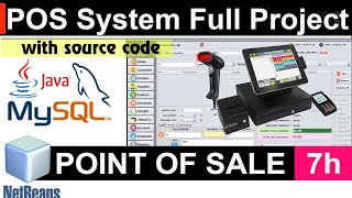 Java POS inventory management system Full Video MySQL Net Beans with Src code dappcode possystem [upl. by Mommy]