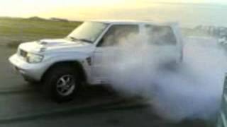 Pajero EVO doing a burn out [upl. by Auvil]