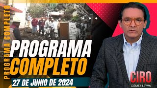 Se desgaja cerro sobre 30 viviendas en Chimalhuacán Edomex  Ciro  Programa Completo 27junio2024 [upl. by Asiram90]