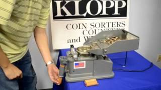 KLOPP Electric Coin Counter Wrapper Bagger  CE [upl. by Kimberlyn]