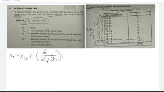 MMW CHAPTER 4 HOW TO COMPUTE THE MODE IN THE GROUP AND UNGROUP DATA [upl. by Uis999]