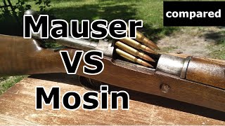 Mosin Nagant VS Kar98K Mauser [upl. by Anaib791]