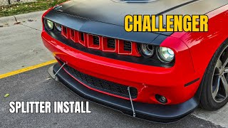 ZL1 Addons Splitter Install on my 2015 Dodge Challenger quotChudaquot [upl. by Scarlett]