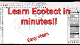 Autodesk Ecotect Analysis Basic Tutorial [upl. by Aenyl]