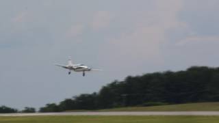 Piper Aerostar GoAround at Hickory Regional 61217 [upl. by Irelav]