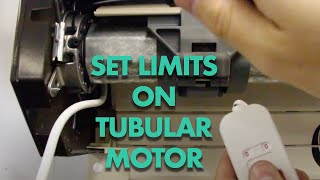 How To Set Limits on a Tubular Motor  Dumb motor limit setting [upl. by Anirbac]