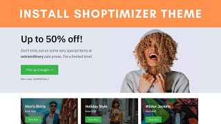 How to Install Shoptimizer WooCommerce Theme and Import Demo Data [upl. by Aivilys378]