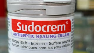 Sudocrem antiseptic healing creamsudocrem UK soothing nappy rash and skin care prodacts [upl. by Lennod]