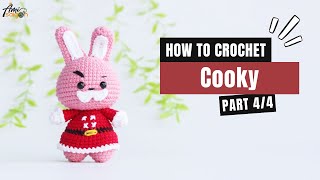 617  Christmas Cooky Amigurumi 44  How To Crochet Dolls Amigurumi  AmiSaigon [upl. by Acimaj]