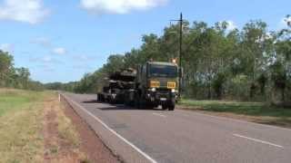 MAN TGA Tank transporter Australian Army [upl. by Eiramrebma671]