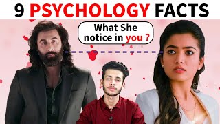 9 unknown Psychology Facts  psychology facts about human behavior  Psychological Facts about Love [upl. by Acinomaj320]