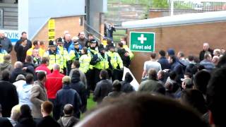 Burton v Grimsby 080510 Trouble Flares Up [upl. by Nyvrem]