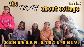 the TRUTH ABOUT COLLEGE  Kennesaw State Univ  freshman advice campus life  more  Ju Lanee [upl. by Latsyrk]