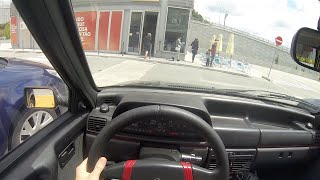 Fiat Uno Turbo ie Go Pro Test Drive Porreca [upl. by Rianon]