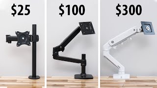 25 vs 300 Monitor Arm  What Stands Do I Recommend [upl. by Ymaral]