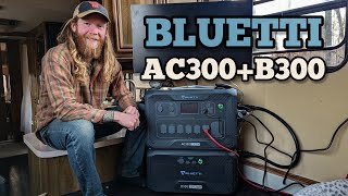 BLUETTI AC300B300 Powering our OffGrid Homestead Tiny Home [upl. by Kristo]