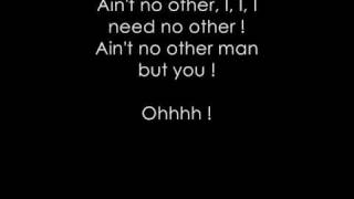 Aint No Other Man  Christina Aguilera  Lyrics [upl. by Eetnahs562]