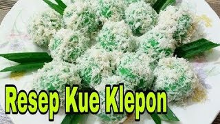 RESEP KLEPON ENAK  Cara Membuat Klepon Isi Gula Merah Ala Dapur Dina [upl. by Eikkin]