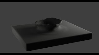 Simulation of largescale asteroid impact features in Blender [upl. by Gerardo]