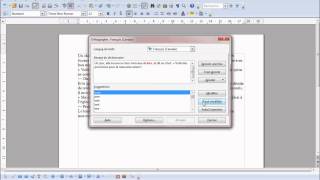 OpenOffice Lancer le controleur dorthographe et de grammaire [upl. by Amadeus]