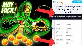 COMO OBTENER LAS ESFERAS DEL DRAGON EL QR CON ESTE MÉTODO  Dragon Ball Legends [upl. by Kendrah]