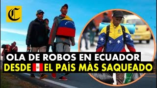 SALEN A ECUADOR CHILE COLOMBIA VZLA Fin del falso sueño quotvenezolanos en Perúquot el país más saqueado [upl. by Lledraw182]