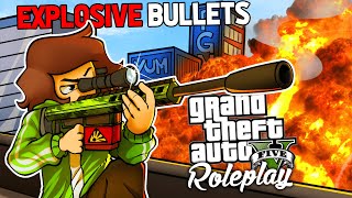 TROLLING THE COPS WITH EXPLOSIVE BULLETS  GTA RP [upl. by Kamila]