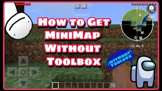 How to Get Minimap In Mcpe Without Toolbox Resource Pack [upl. by Doralynn]