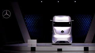 MercedesBenz Future Truck  IAA 2014 [upl. by Ecyac]