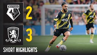 Watford 23 Middlesbrough  Short Highlights [upl. by Adel44]