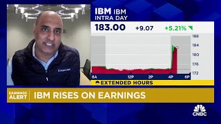 IBM shares climb on Q4 earnings beat [upl. by Lissa796]