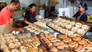 Family Bakery Makes Bun amp Pastries Every Day Yummy Food බේකරියේ හදන බනිස් [upl. by Odnanreh174]