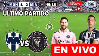 Monterrey vs Inter Miami en vivo donde ver a que hora juega Rayados vs Inter Miami Concacaf 2024 [upl. by Maag646]