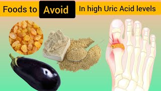 Foods to avoid in High URIC ACID levels in the body  dietitian kanza [upl. by Klayman]